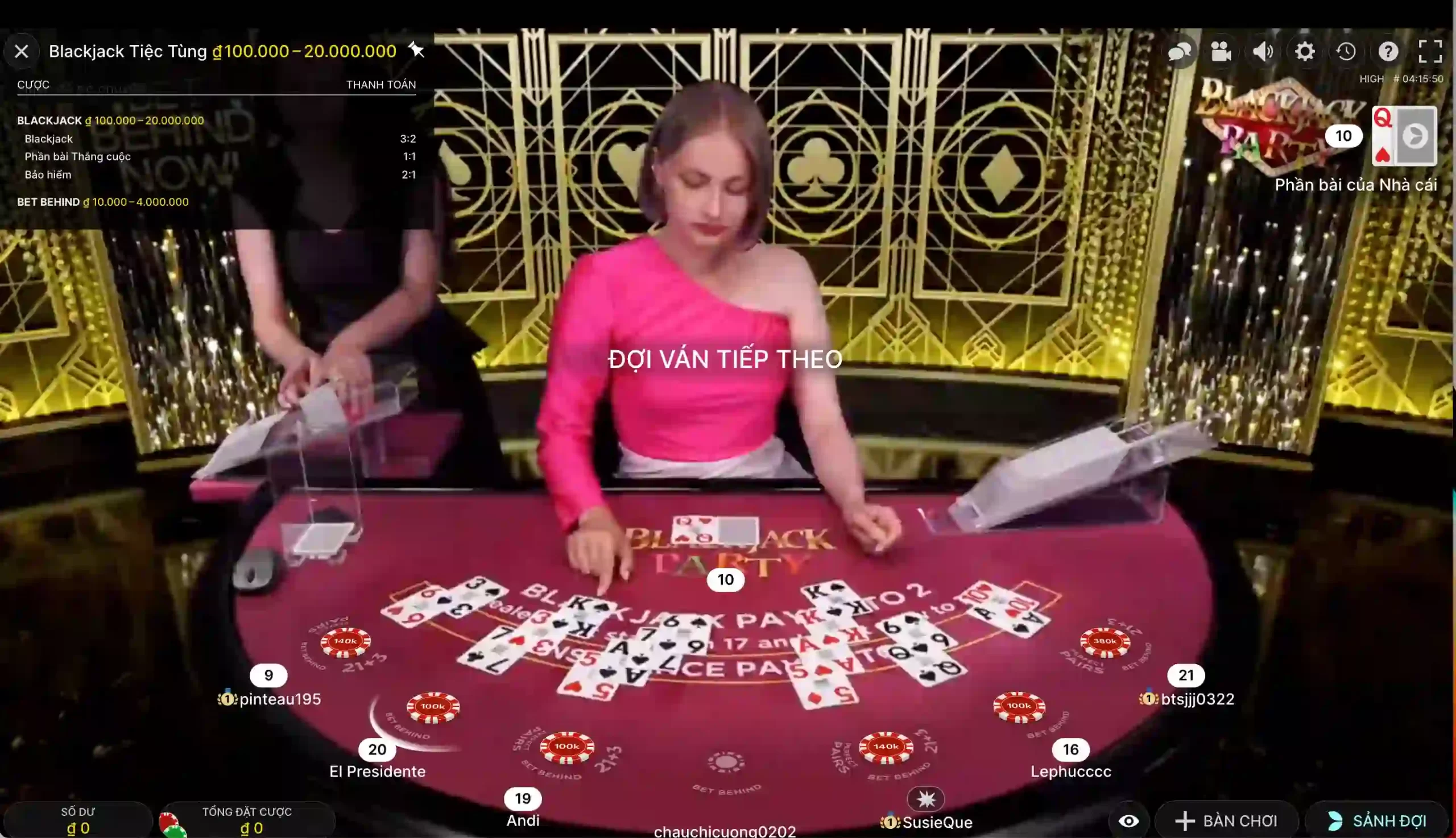 Cách chơi BlackJack online