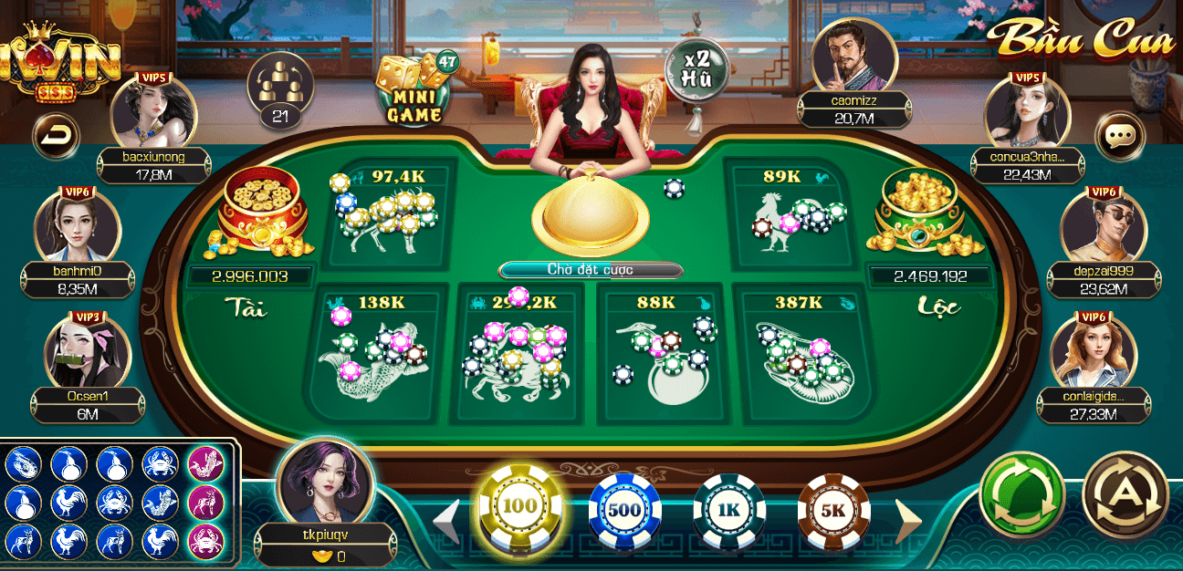 chơi Bầu Cua online
