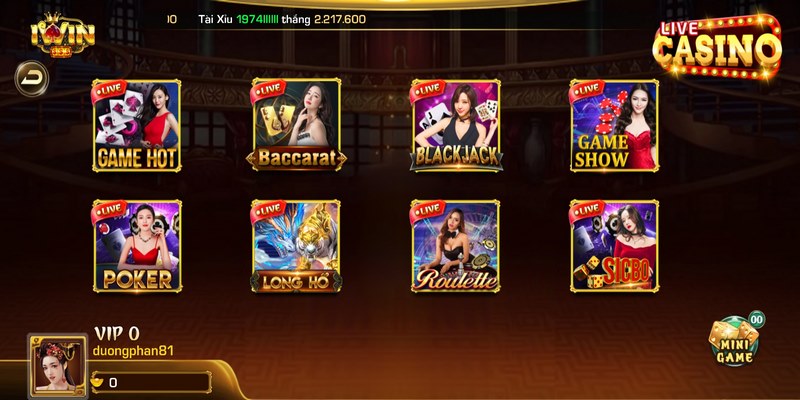 cổng game iwin club Game show