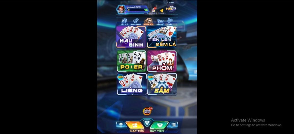 game bài win79, game mậu binh win79, game phỏm online
