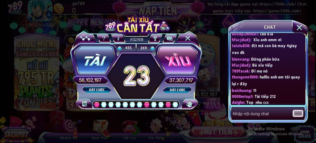 game tài xỉu 789club, game tài xỉu ăn tiền